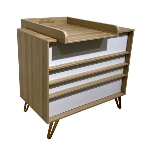 CÓMODA TRIESTE ROBLE BLANCO...