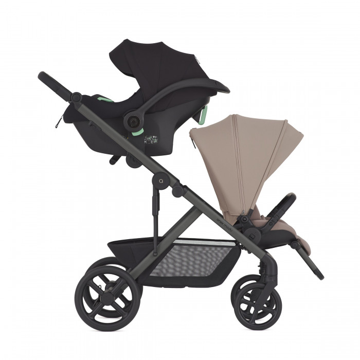 COCHECITO GEMELAR MODU ROOTY BEIG ANEX