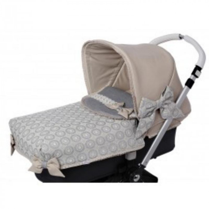 COLCHA COCHE 126 BEIG GRIS+113 BEIG GRIS