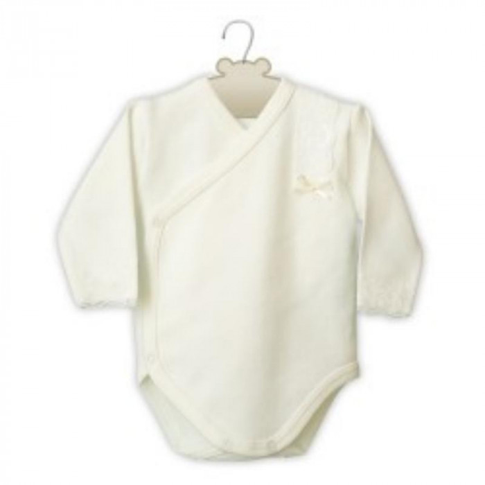 BODY S CRUZADO M/L ESTRELLITAS BEIG...