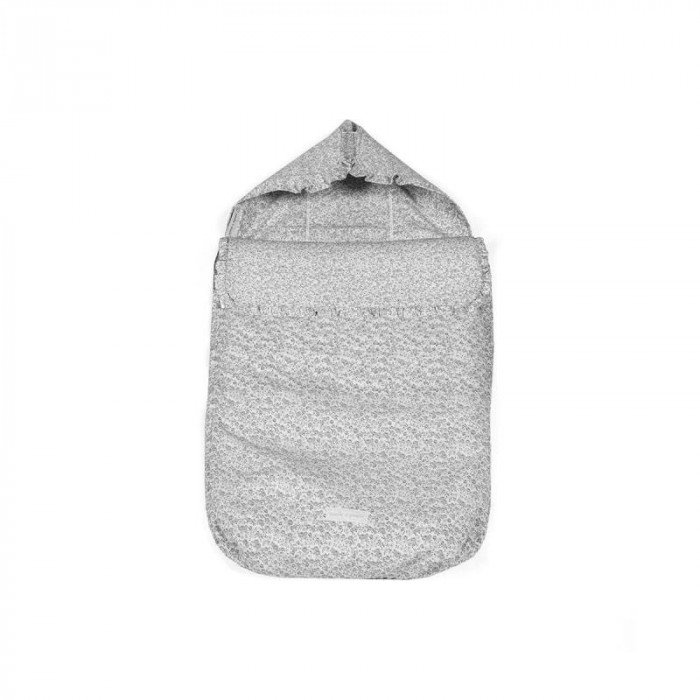 SACO CUCO FLOWER MELLOW FLORES GRIS...