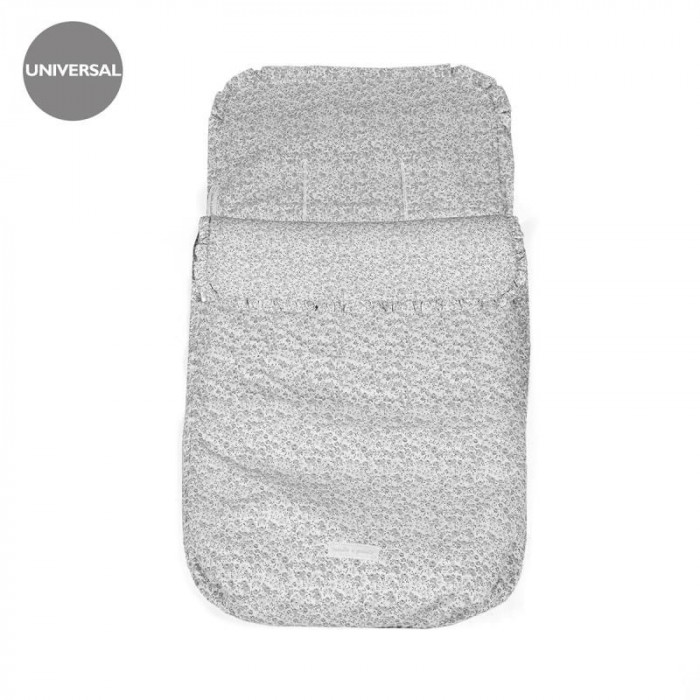 SACO CUCO FLOWER MELLOW FLORES GRIS...