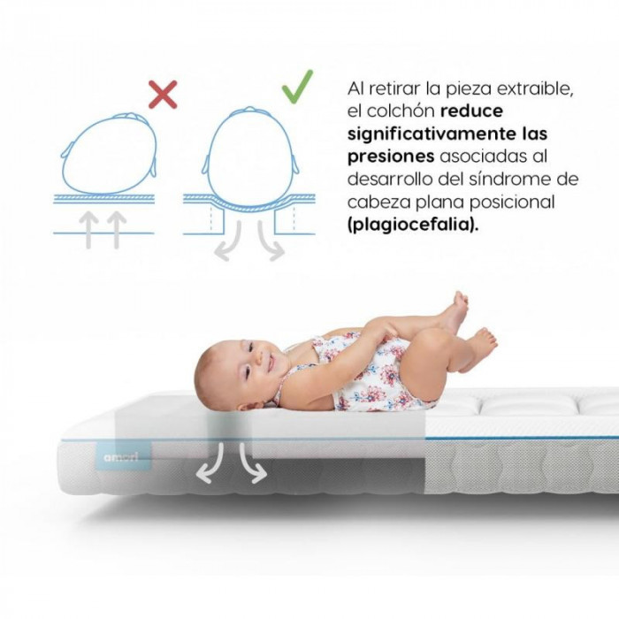 COLCHON CUNA AMORI CONFORT PLUS 120*60