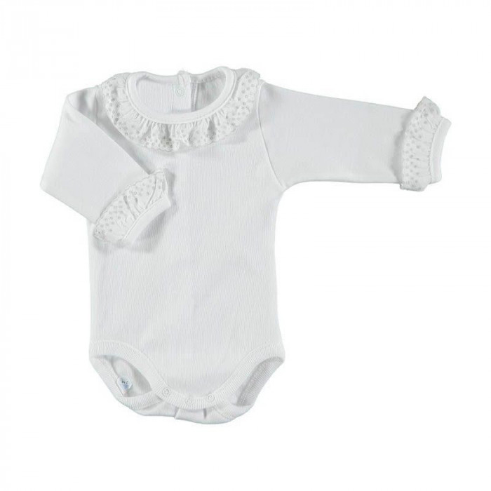 BODY S M/L BLANCO CUELLO PUNTILLA...