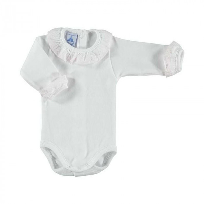 BODY S M/L BLANCO CUELLO PUNTILLA...