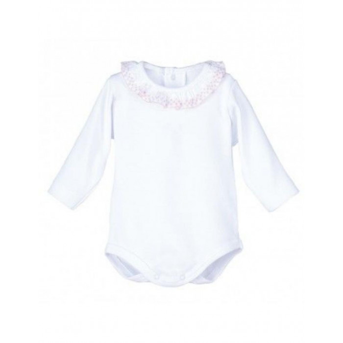 BODY S M/L PUNTILLA BLANCO ROSA TALLA...