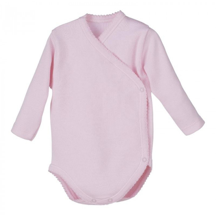 BODY S CRUZADO M/L ESTRELLITAS ROSA...