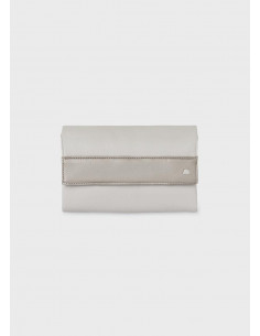 CAMBIADOR PIEL GRIS PLATA