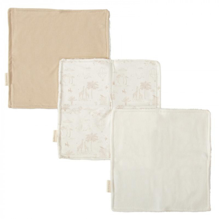 PACK 3 TOALLAS 30*30 419 NOE BLANCO...