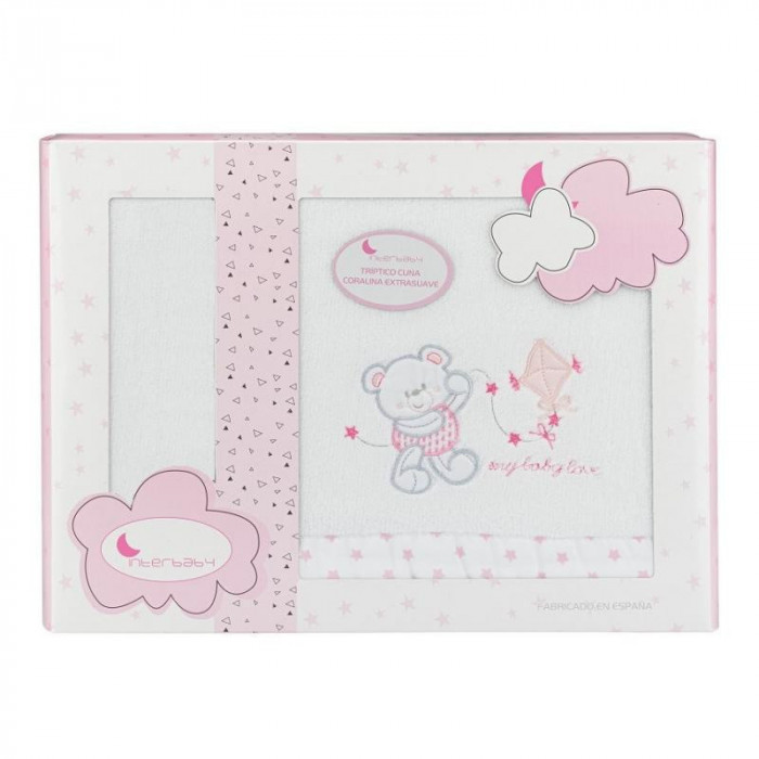 J.SAB CUNA CORALINA OSO COMETA ROSA