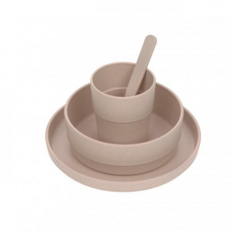 SET VAJILLA CELULOSA UNI PINK