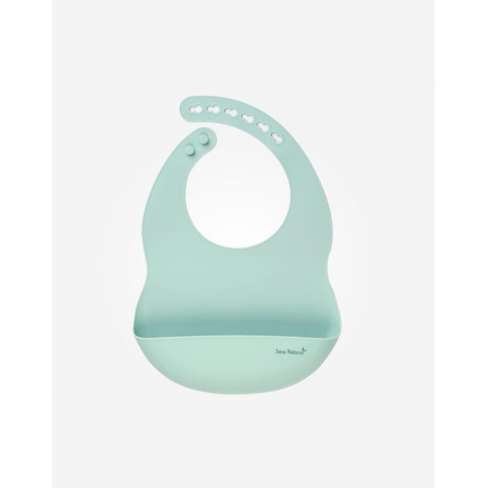 BABERO SILICONA VERDE LISO