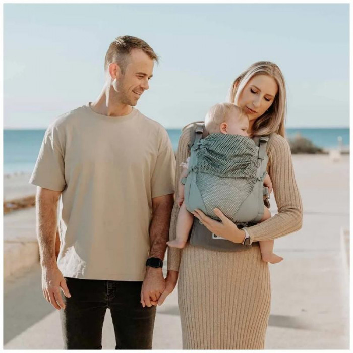 MOCHILA PORTABEBE ECARRIER MESH MINT...