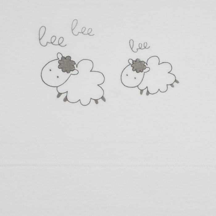 JUEGO SABANAS CUNA ALGODON 100% OVEJA...