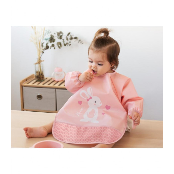 BABERO PLASTIFICADO CON MANGAS CONEJO...