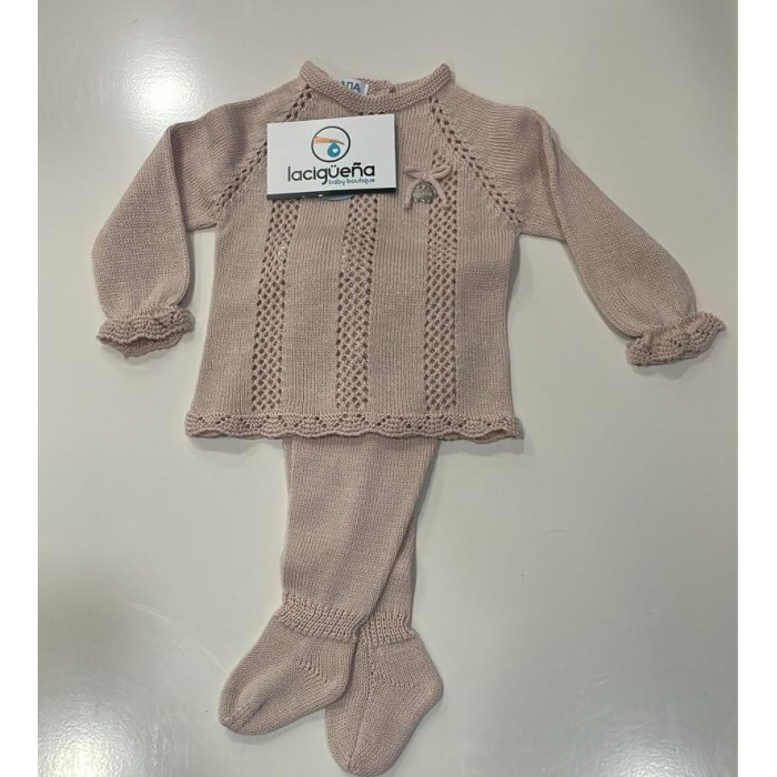 CONJUNTO 2 PIEZAS HILO MANGA LARGA...