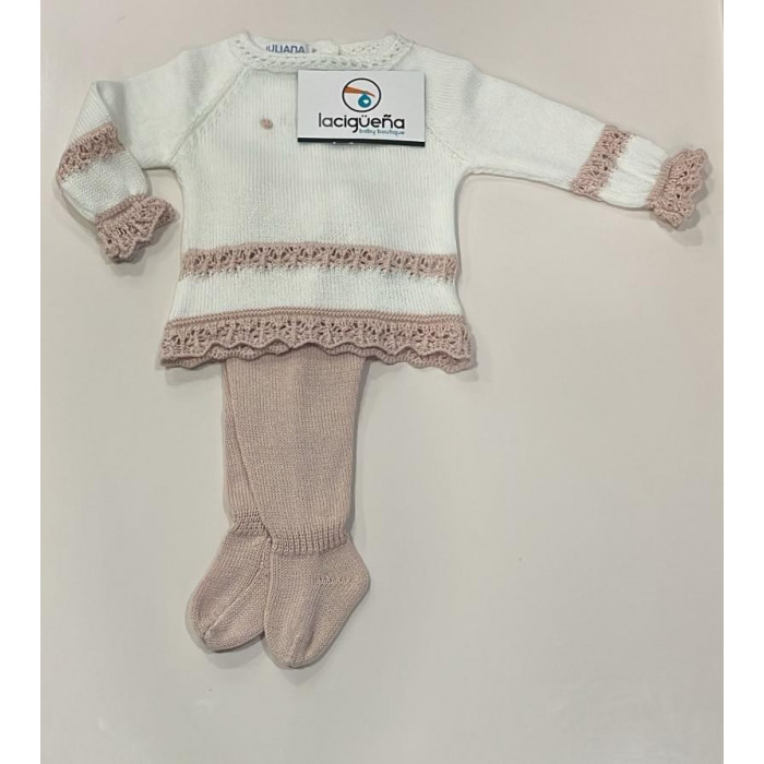 CONJUNTO 2 PIEZAS HILO MANGA LARGA...