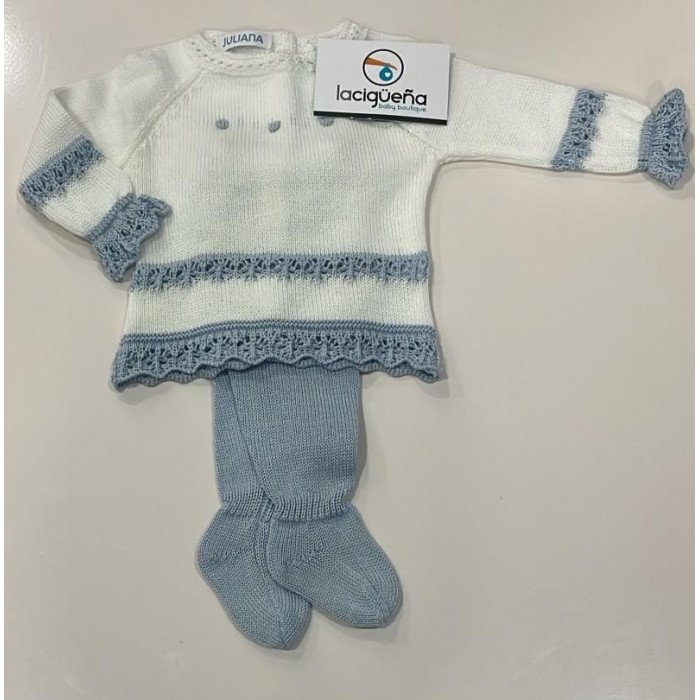 CONJUNTO 2 PIEZAS HILO MANGA LARGA...