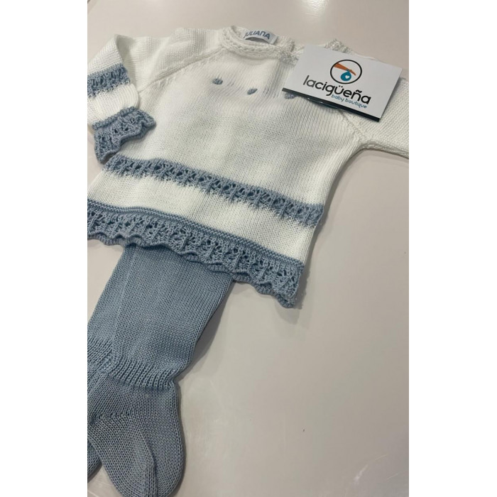 CONJUNTO 2 PIEZAS HILO MANGA LARGA...