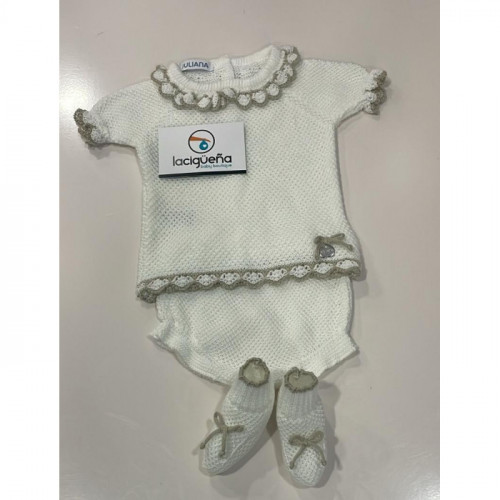 CONJUNTO 3 PIEZAS HILO...