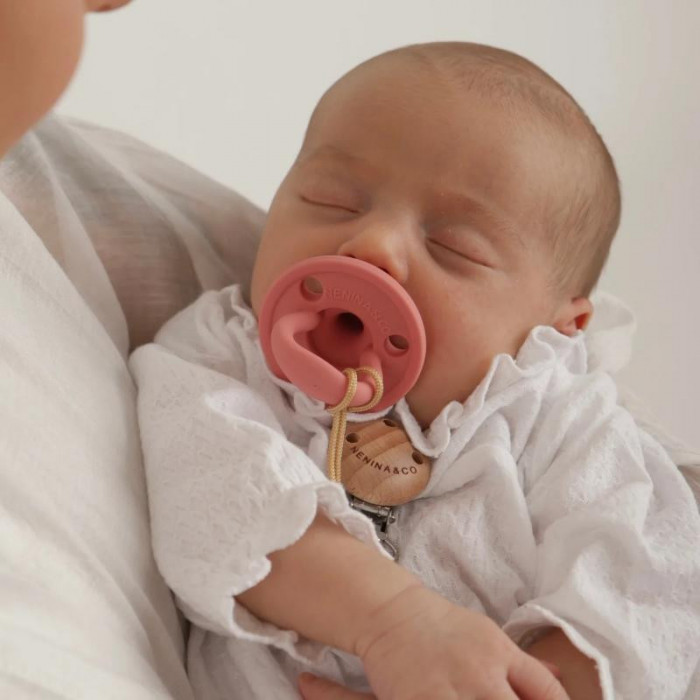 CHUPETE SILICONA 0/4 AÑOS ROSA EMP...