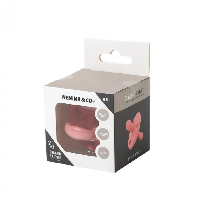 CHUPETE SILICONA 0/4 AÑOS ROSA EMP...