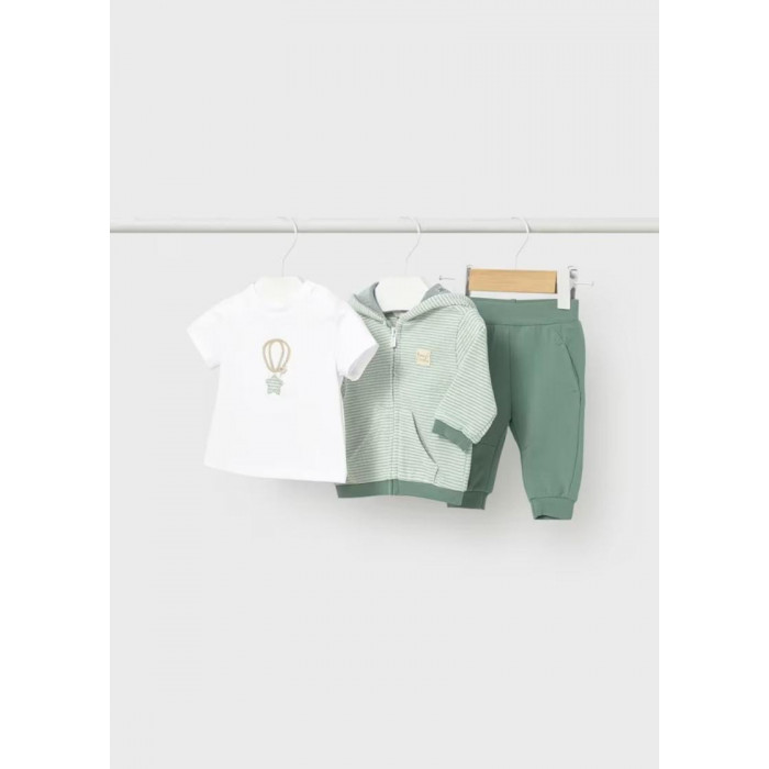 CHANDAL 3 PIEZAS ALGODON GLOBO VERDE...