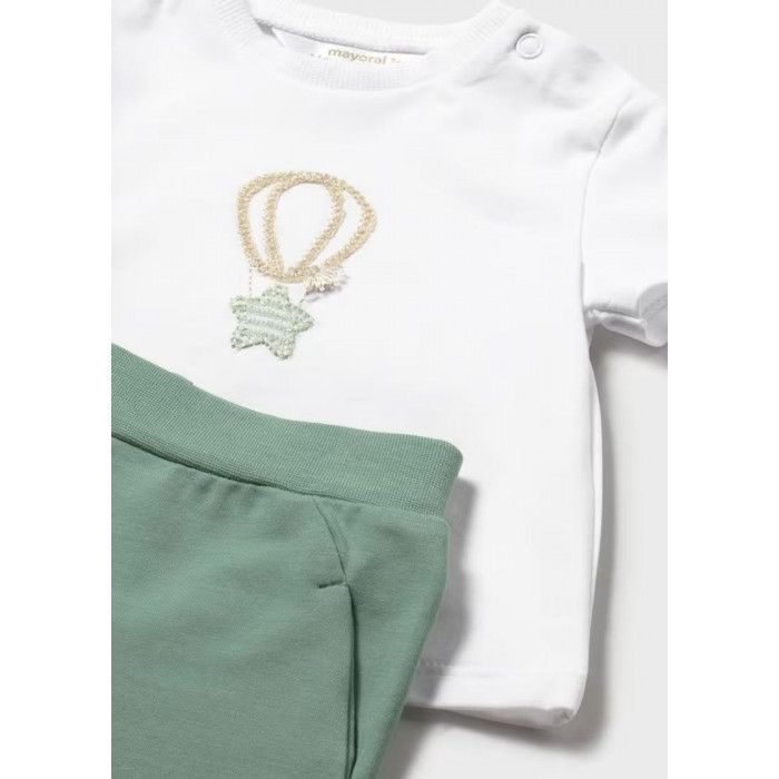 CHANDAL 3 PIEZAS ALGODON GLOBO VERDE...