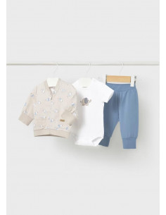 CHANDAL 3 PIEZAS ALGODON...