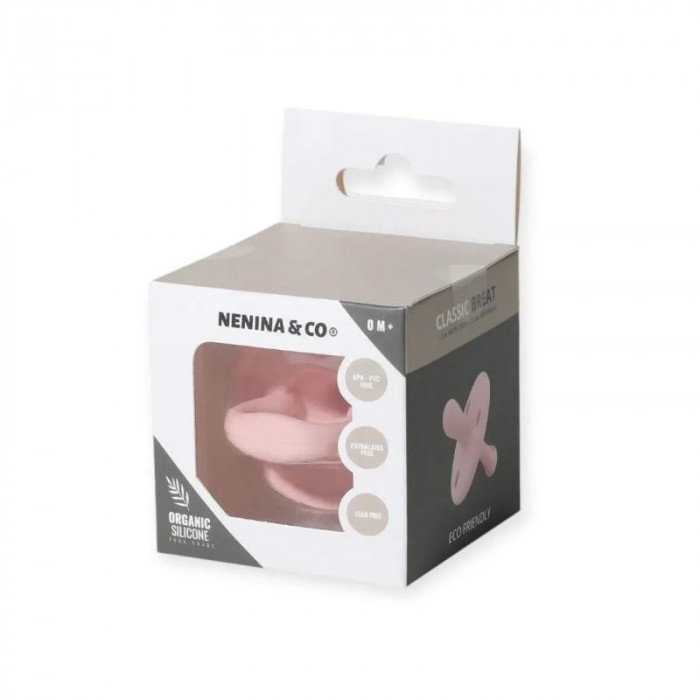 CHUPETE SILICONA 0/4 AÑOS ROSA NUDE...