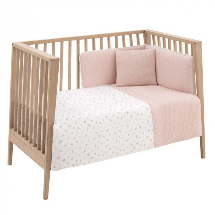 EDREDON+PROTECTOR CALMA ROSA CAMBRASS