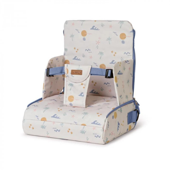 TRONA DE SILLA GOOD VIBES AZUL SARO