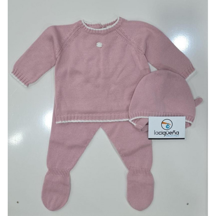 CONJUNTO 3 PIEZAS HILO MANGA LARGA...