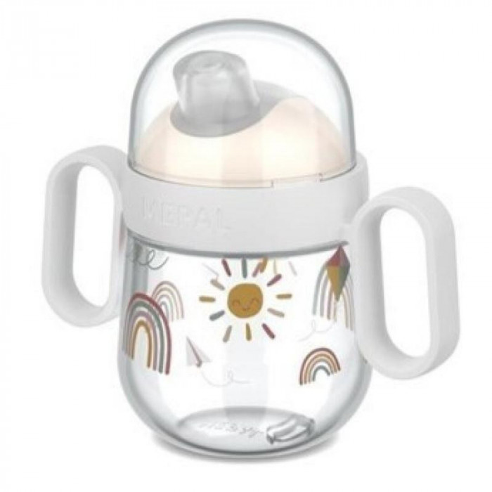 TAZA ANTIGOTEO 200ML ARCOIRIS BEIG...