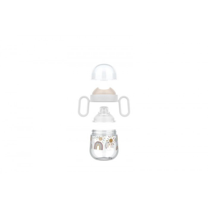 TAZA ANTIGOTEO 200ML ARCOIRIS BEIG...