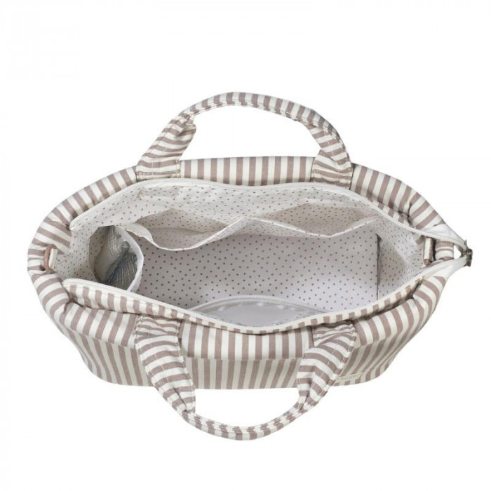 BOLSO SILLA PRALINE RAYAS MOKA...