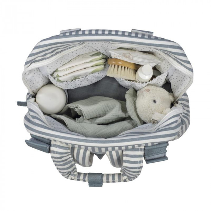 MOCHILA PRALINE RAYAS MATCHA WALKING MUM