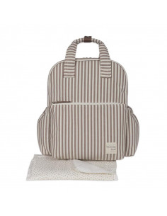 MOCHILA PRALINE RAYAS MOKA...