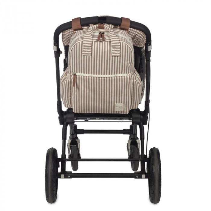 MOCHILA PRALINE RAYAS MOKA WALKING MUM