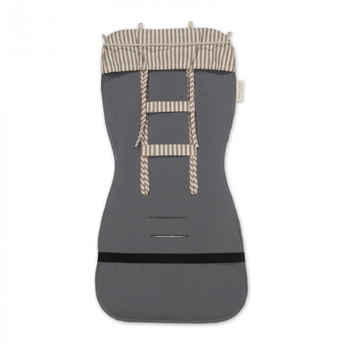 FUNDA SILLA RECTA PRALINE RAYAS MOKA...