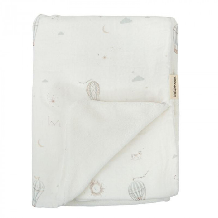 MANTA MICROFIBRA 535 BLUE SKY BLANCO...