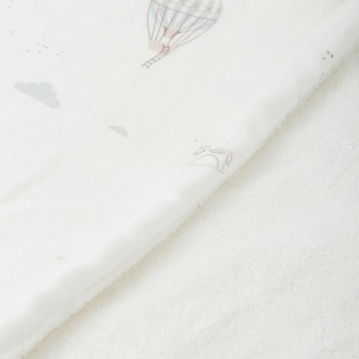 MANTA MICROFIBRA 535 BLUE SKY BLANCO...