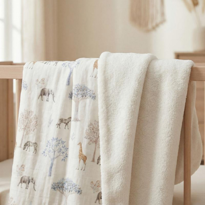 MANTA MICROFIBRA 536 TANZANIA BEIG...