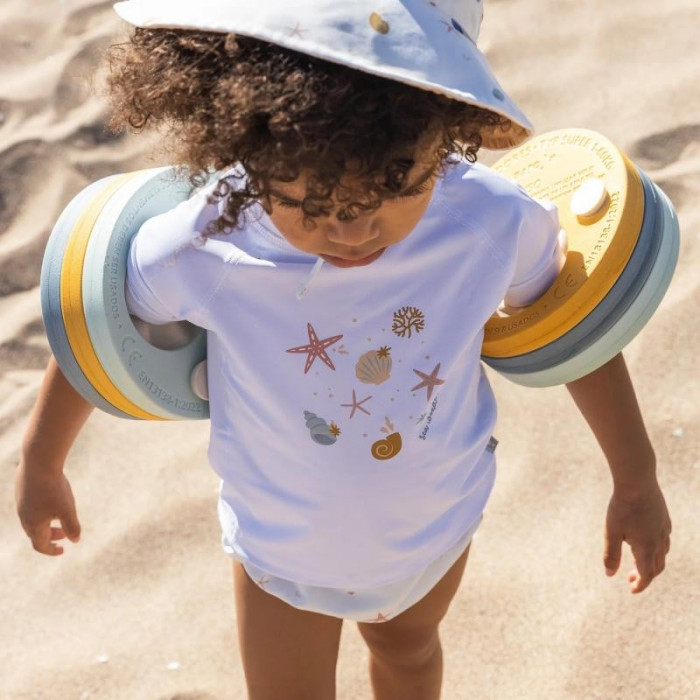 MANGUITOS INFANTIL AZUL SARO