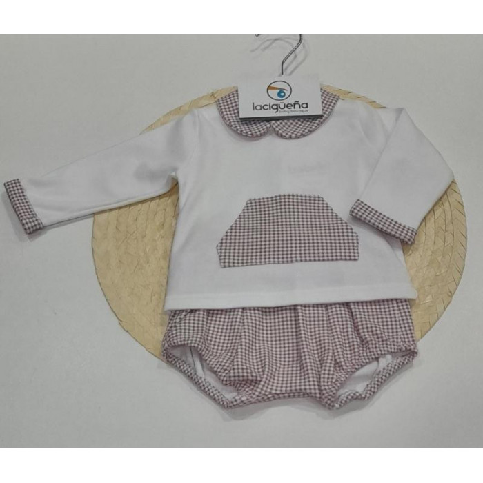 RANITA+CAMISETA M/L SMILING GRANATE NIÑO