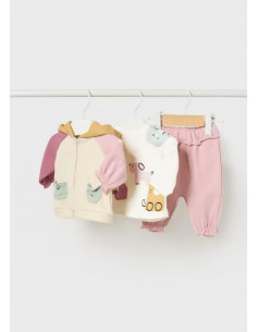 CHANDAL 3P TRICOLOR ROSA