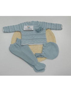 CONJUNTO 3 PIEZAS LANA...