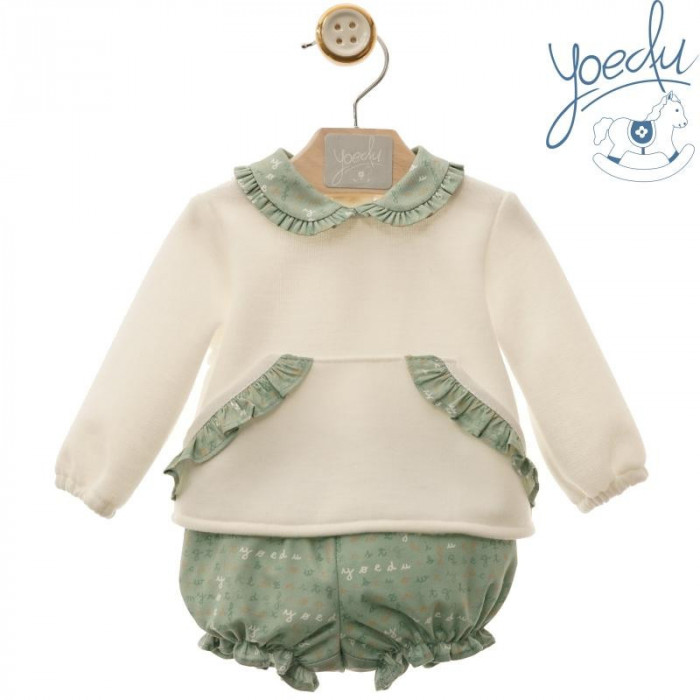 SUDADERA+RANITA PINOCHO VERDE NIÑA