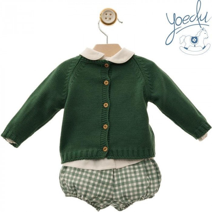 JERSEY LANA+BRAGA+CAMISA CONEJOS VERDE