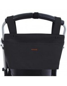 ORGANIZADOR MIDI PIEL NEGRO